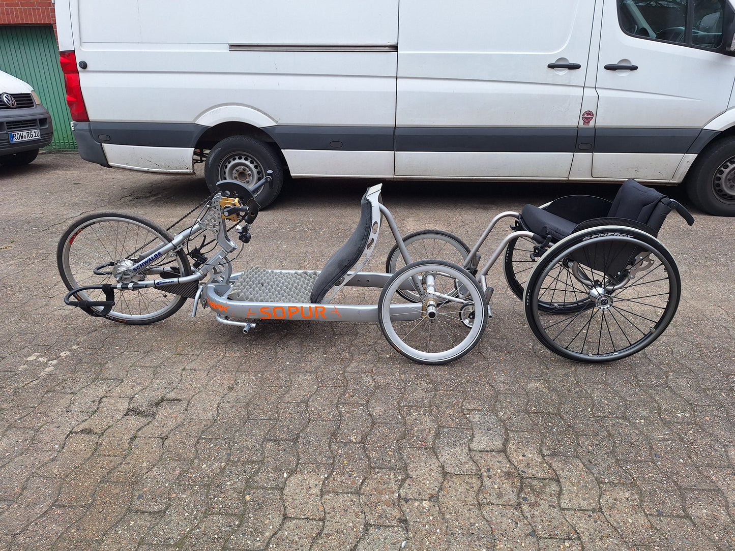 Sopur Shark Handbike / Liegebike Faltbar (B-Ware)
