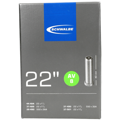 Schwalbe Schläuche für Rollstuhl - Autoventil