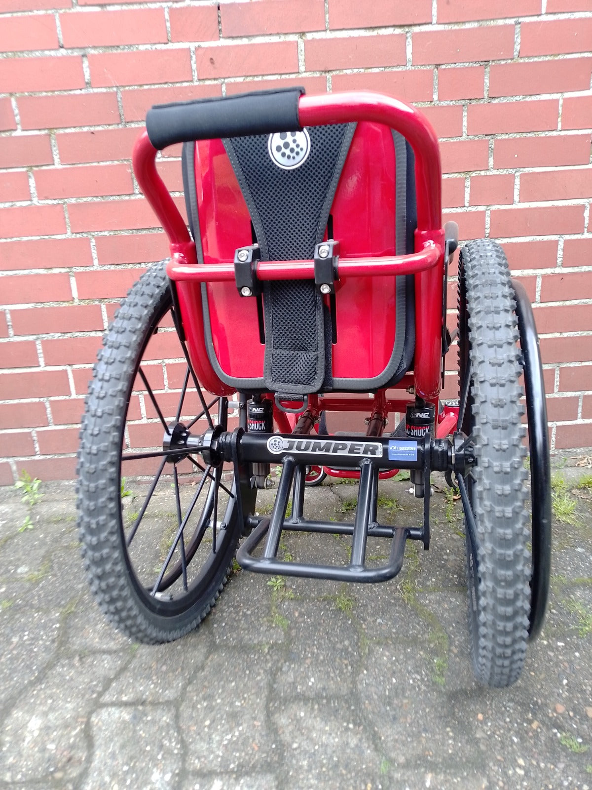 WCMX Skate Rollstuhl „Jumper“ MTB Edition mit Hydraulik-Dämpfern – Ausstellungstück
