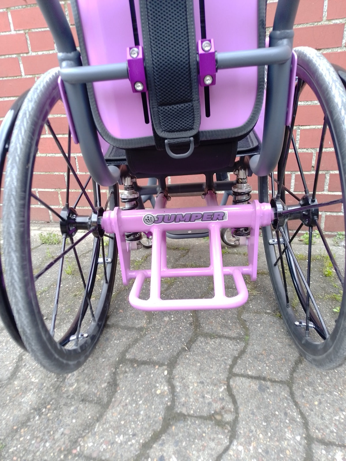 WCMX Skate Rollstuhl Jumper Wheelchair Pink/Lila 24" Ausstellungstück