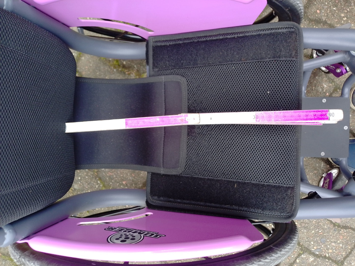 WCMX Skate Rollstuhl Jumper Wheelchair Pink/Lila 24" Ausstellungstück