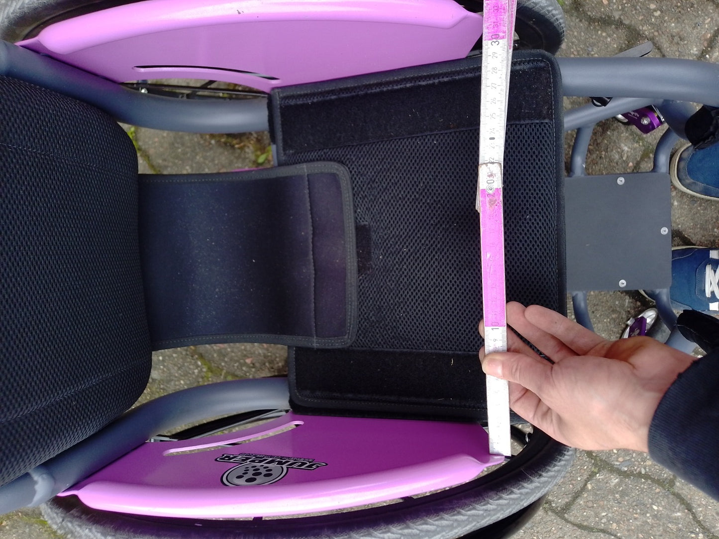 WCMX Skate Rollstuhl Jumper Wheelchair Pink/Lila 24" Ausstellungstück