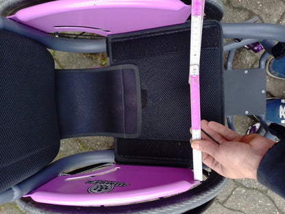 WCMX Skate Rollstuhl Jumper Wheelchair Pink/Lila 24" Ausstellungstück