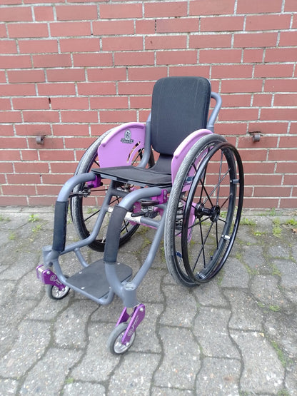WCMX Skate Rollstuhl Jumper Wheelchair Pink/Lila 24" Ausstellungstück